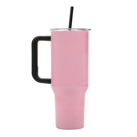 The Grinch Cindy Lou Who 40 Oz Pink Stainless Steel Tumbler with Handle New - Picture 3 of 5